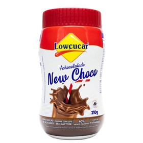 Achocolatado S/ Açúcar New Choco 210g Lowçucar