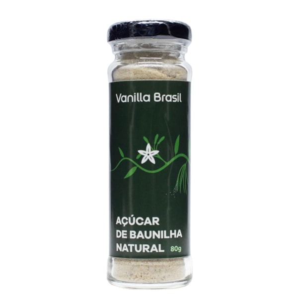 Açúcar De Baunilha Natural 80g Vanilla Brasil