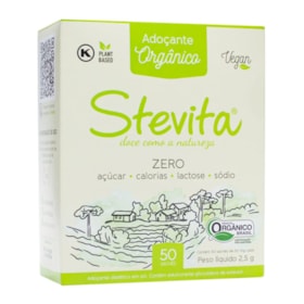 Adoçante De Stevia Orgânico Sachê 50x0,05g - Stevita