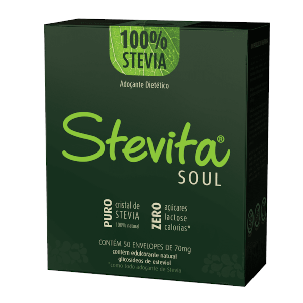 Adoçante De Stevia Soul Sache 50x0,07g Stevita