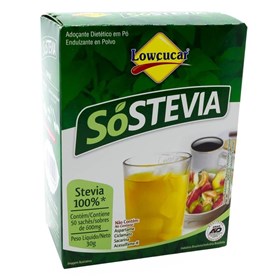 Adoçante Sóstevia Sachet 50x600mg - Lowçucar