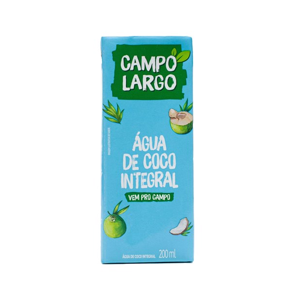 Água de Coco Integral 200ml Campo Largo