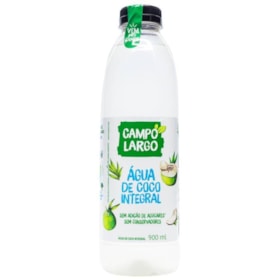 Água De Coco Integral 900ml Campo Largo - ideal para consumo - Natural - Sem Açúcar - Sem conservantes - Sem Glúten