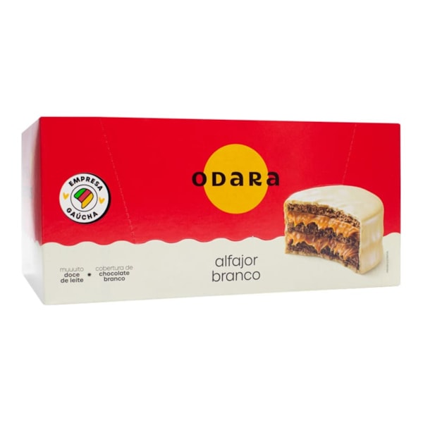 Alfajor Branco Display 12X65G Odara