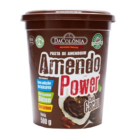 Amendo Power Pasta de Amendoim c/ Cacau Dacolônia 500g
