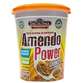Amendo Power Pasta de Amendoim Crunchy Granulado Dacolônia 500g