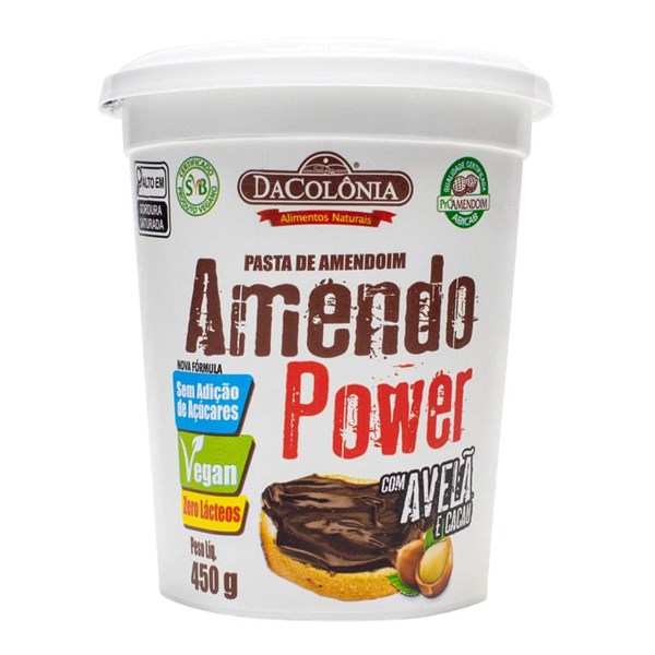 Amendo Power Pasta Integral de Amendoim c/ Avelã e Cacau s/ Adição