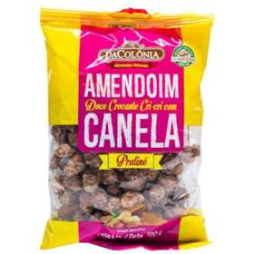 Amendoim Doce Crocante Cri-Cri c/ Canela 120g - Dacolonia