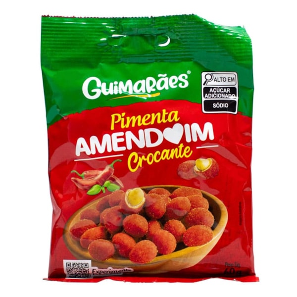 Amendoim Sabor Pimenta 60g Guimarães