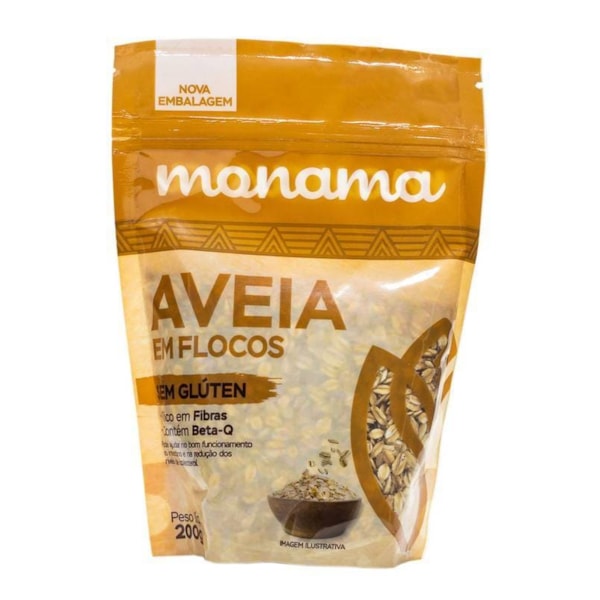 Aveia Em Flocos 200g - Monama