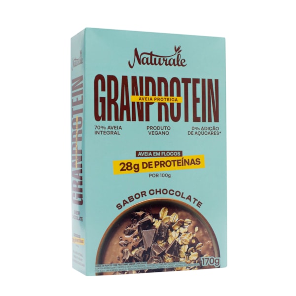 Aveia Gran Protein Sabor Chocolate 170g Naturale