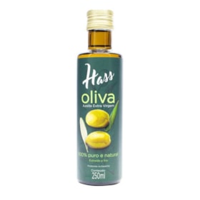 Azeite de Oliva 250ml Hass - ideal para consumo - Sem Glúten