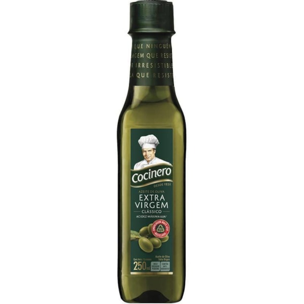 Azeite de Oliva Extra Virgem Cocinero 250ml - Sem Glúten