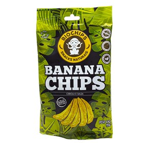 Banana Chips Salgada Cebola e Salsa 55g - Bio Chips