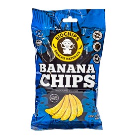 Banana Chips Salgada Tradicional 50g - Bio Chips