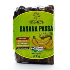 Banana Passa Orgânica 200g - Biodaterra