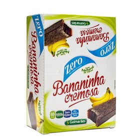 Bananinha Cremosa Zero Display 24x22g Guimarães - ideal para consumo - Sem Açúcar