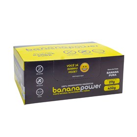 Barra Banana Orgânica Pura 27g - Banana Power