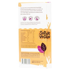 Barra Chocolate Ao Leite Com Avelãs Nougat 95g Super Vegan