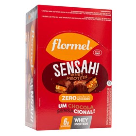 Barra De Amendoim Sensah Com Whey Display 16X30g Flormel