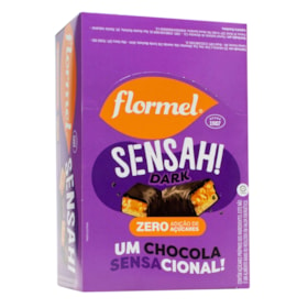 Barra De Amendoim Sensah Dark Display 16X30g Flormel