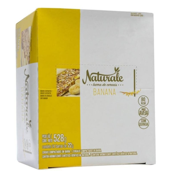 Barra de Cereal Naturale Banana 24x22g