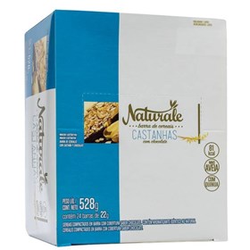 Barra de Cereal Naturale Castanha com chocolate 24x22g