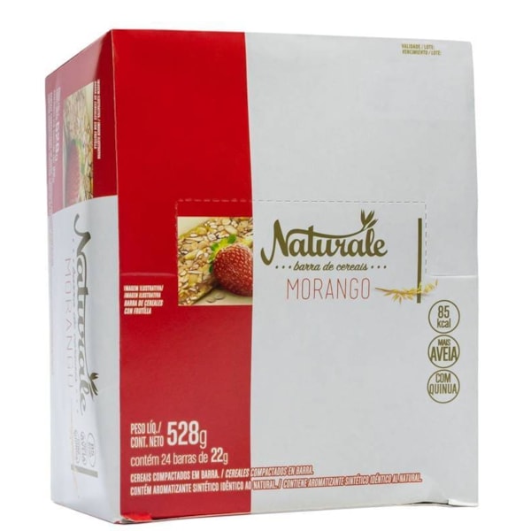 Barra de Cereal Naturale Morango 24x22g