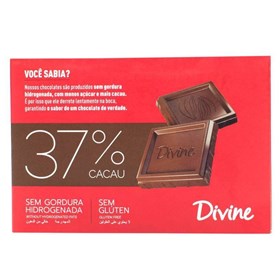 Barra de Chocolate ao Leite 37% Cacau Display 14x90g – Divine