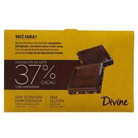 Barra de Chocolate Divinut c/ Amendoim Display 14x100g – Divine