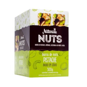 Barra De Nuts Com Pistache Display 12X25g Naturale