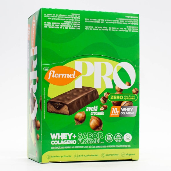 Barra De Proteína Avelã 12X35g Flormel