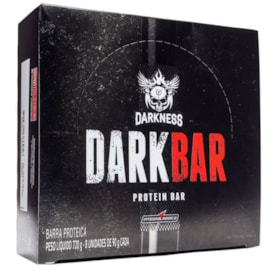 Barra de Proteína Darkness Whey sabor Cookies and Cream c/ Nibs Display 8x90g Integralmedica