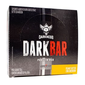 Barra De Proteína Darkness Whey Sabor Flocos C/ Chocolate Chips Display  8x90g Integralmedica