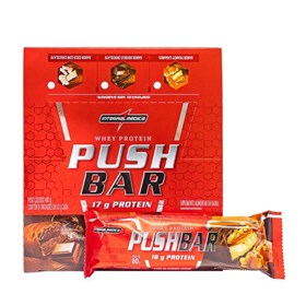 Barra De Proteína Push Bar Sabor Peanut Caramel Display 8x60g Integralmedica