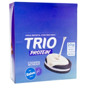 Barra De Proteína Sabor Cookies & Cream Display 12X33G Trio