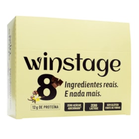 Barra de Proteína Sabor French Vanilla Coffee Display 12x54g Winstage