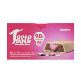 Barra De Proteína Sabor Morango Display 12X45g Mrs Taste