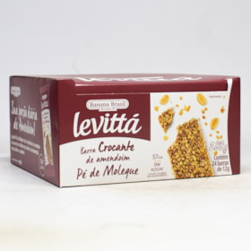 Barra Levittá Amendoim Display 24X10g Banana Brasil