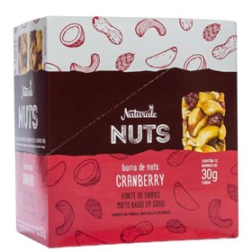 Barra Nuts Naturale Cranberry 12x30g