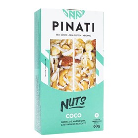 Barra Nuts Sabor Coco Display 2x30 Pinati