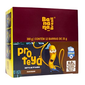 Barra Proteyá Kids C/ Chocolate Display 12X25g Banana Brasil