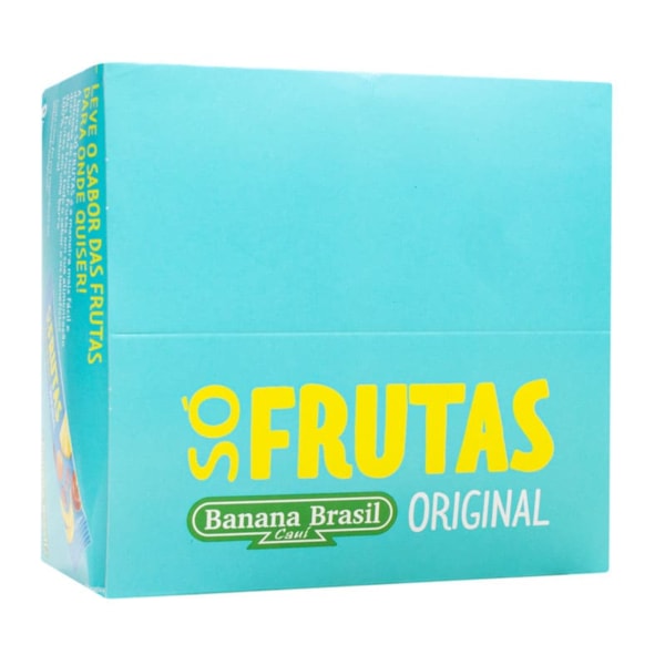 Barra Só Frutas Original Display 24X20g Banana Brasil