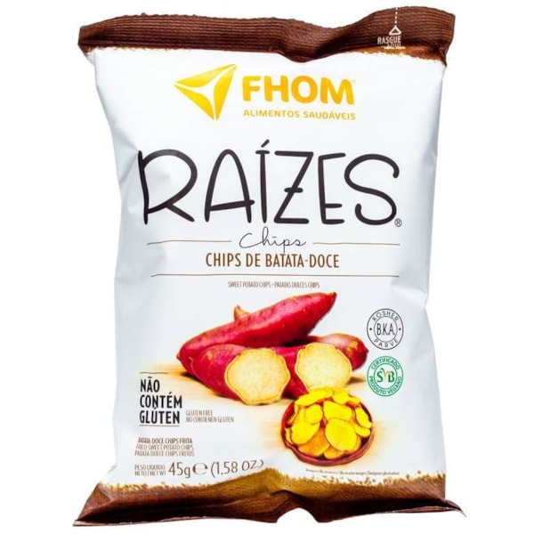 Batata Doce Chips VEG 45g - FHOM