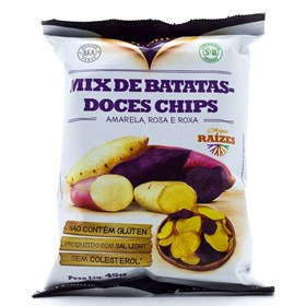 Batata Doce Mix Chips VEG 45g - FHOM
