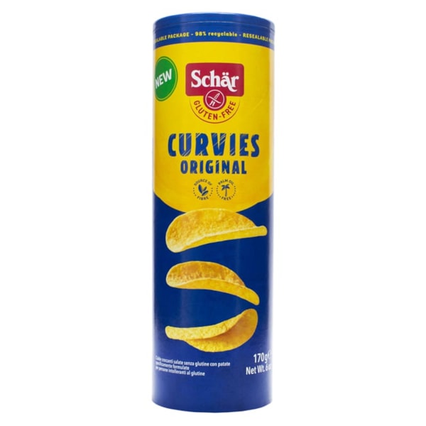 Batatas Curvies Sabor Original 170g Schar