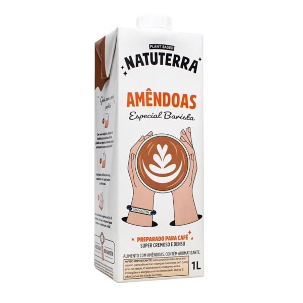 Bebida De Amêndoas Barista 1l Natuterra