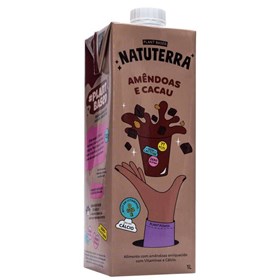Bebida De Amêndoas E Café Sabor Chocolate 1L Natuterra