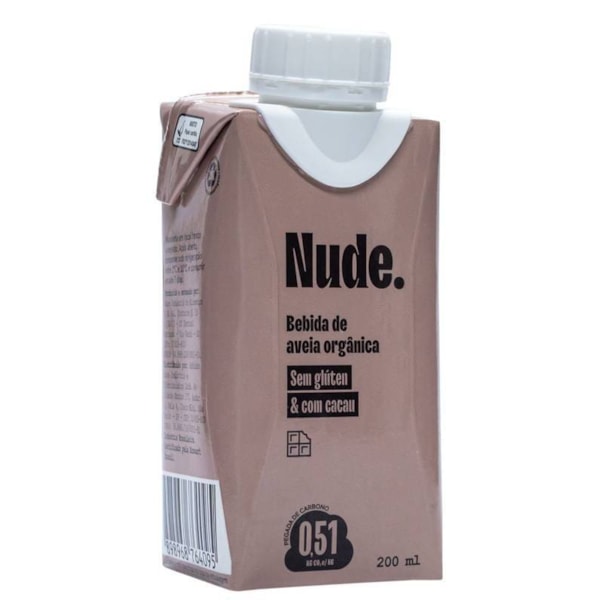 Bebida De Aveia Orgânica To Go Cacau 200ml Nude