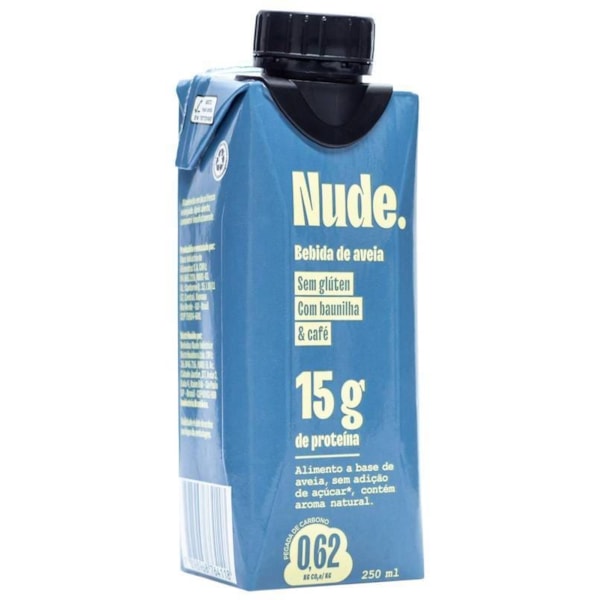 Bebida De Aveia Protein Sabor Café & Baunilha 250ml Nude